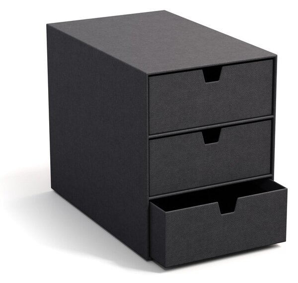 Kartonowy organizer z szufladką Ingrid Canvas Paper Laminate – Bigso