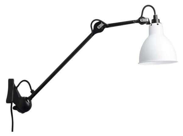 Lampa Ścienna Lampe Gras, biały, salon, metal