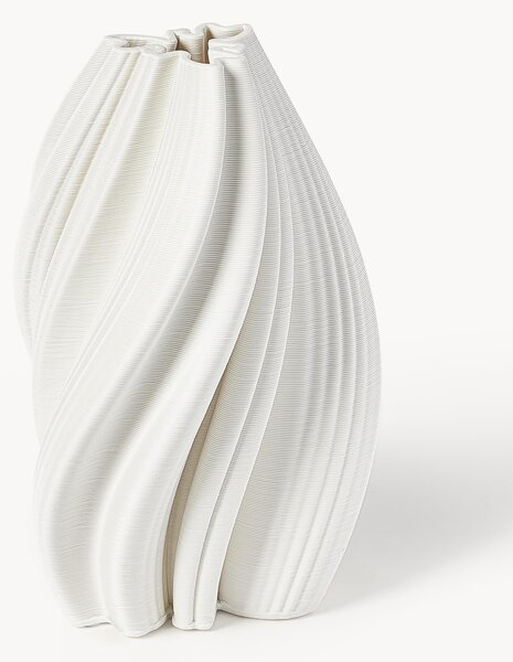 Wazon z porcelany drukowany w 3D Melody, W 29 cm