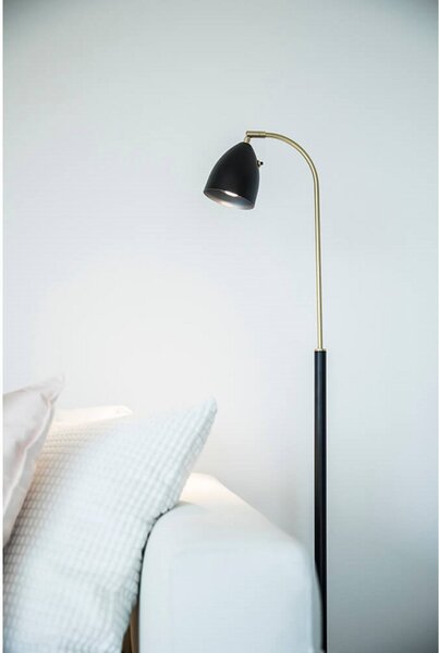 Deluxe Lampa Podłogowa Biało/Mosiądz LED - Belid