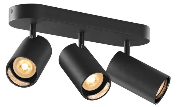 Lampa Sufitowa SLV, Asto Tube, ściemnialny, czarny, salon, metal, nowoczesny