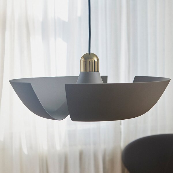 Lampa Wisząca AYTM, Cycnus, ściemnialny, szary, salon, aluminium, design
