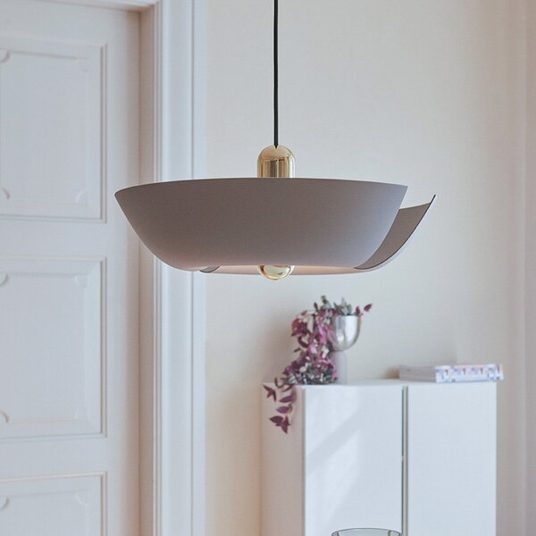 Lampa Wisząca AYTM, Cycnus, ściemnialny, szary, salon, aluminium, design