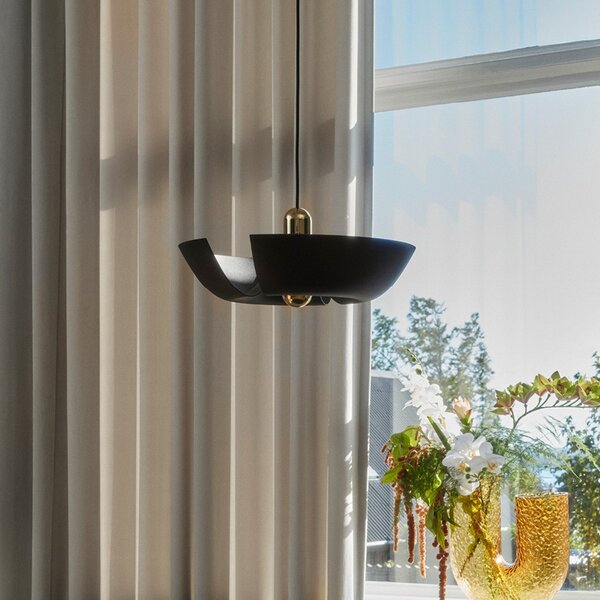 Lampa Wisząca AYTM, Cycnus, ściemnialny, czarny, salon, aluminium, design