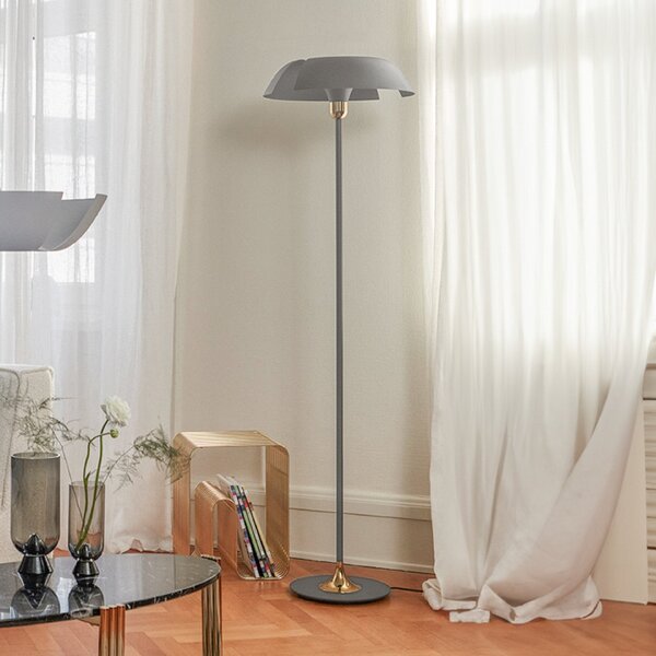 Lampa Podłogowa AYTM, Cycnus, szary, salon, metal, design