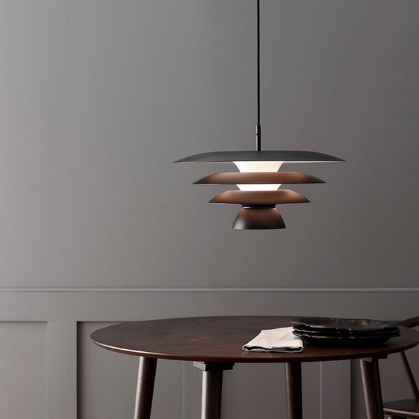 DaVinci Lampa Wisząca Ø500 Matowa Czarna/Matowa Czarna