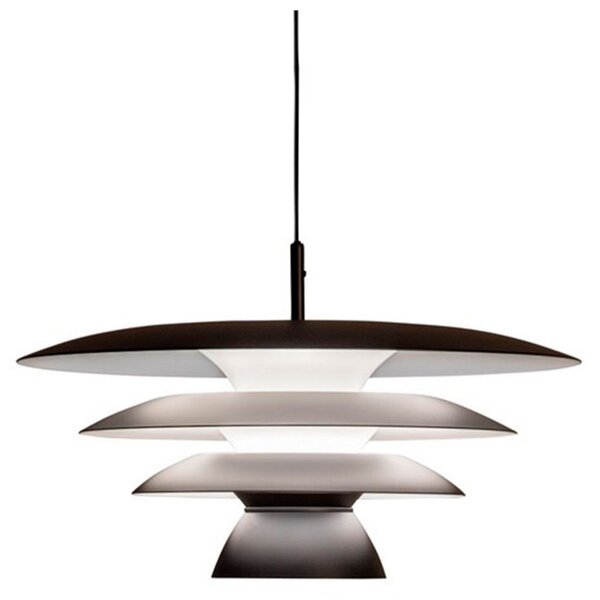DaVinci Lampa Wisząca Ø500 Matowa Czarna/Matowa Czarna