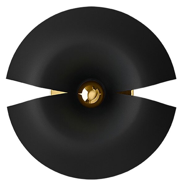 Lampa Ścienna AYTM, Cycnus, ściemnialny, czarny, salon, aluminium, design
