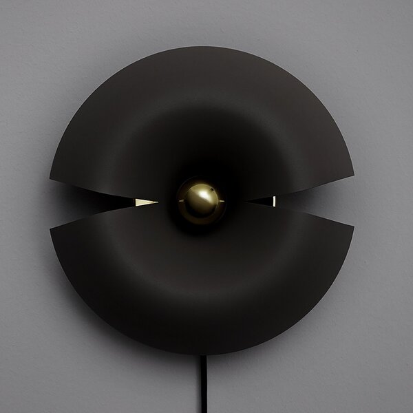 Lampa Ścienna AYTM, Cycnus, ściemnialny, czarny, salon, aluminium, design