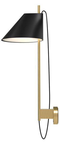 Lampa Ścienna Louis Poulsen, Yuh Brass, ściemnialny, czarny, salon, metal, design