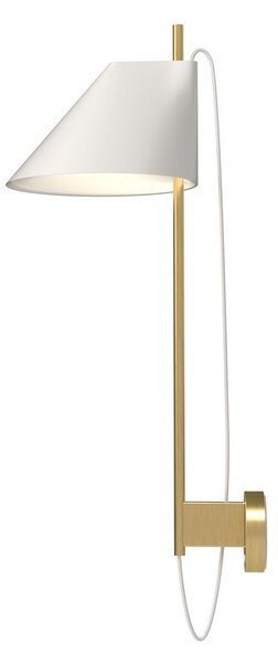 Lampa Ścienna Louis Poulsen, Yuh Brass, ściemnialny, złoty | mosiężny, salon, metal, design