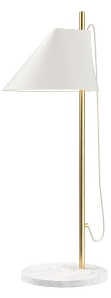 Lampa Stołowa Louis Poulsen, Yuh Brass, ściemnialny, biały, sypialnia, metal, design