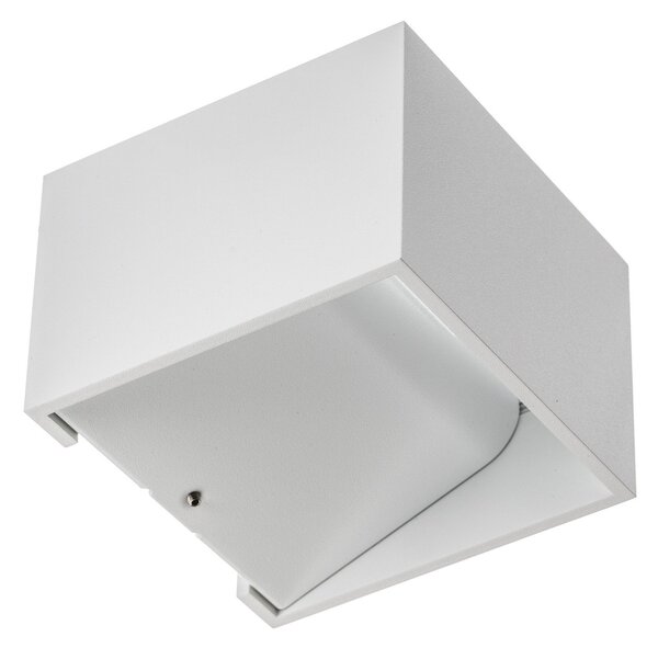 Lampa Ścienna SLV, Logs In, ściemnialny, biały, przedpokój, metal, nowoczesny