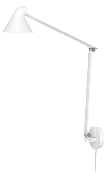 Kinkiet LED NJP Box Long, 2700K, biały – Louis Poulsen