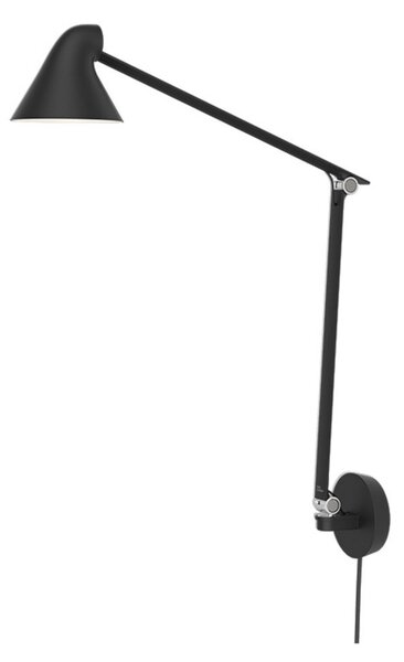 NJP Box LED Lampa Ścienna 2700K Long Black - Louis Poulsen