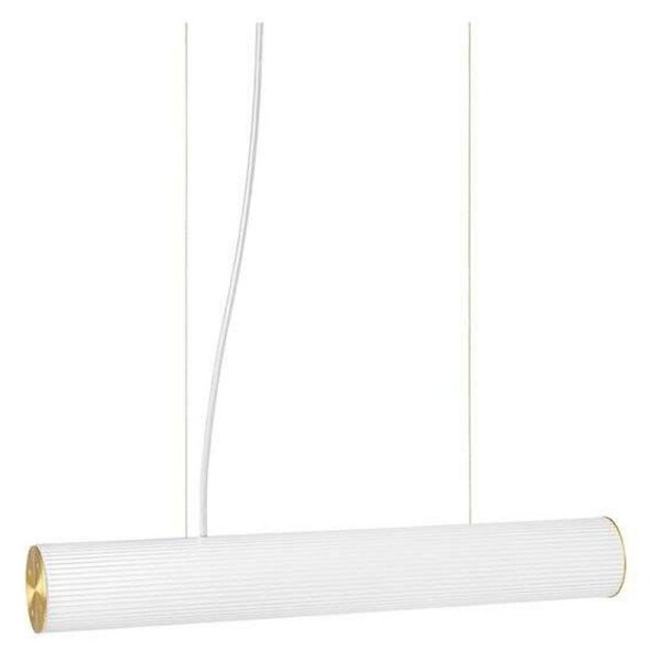 Lampa Wisząca ferm LIVING, ściemnialny, biały, kuchnia, szkło