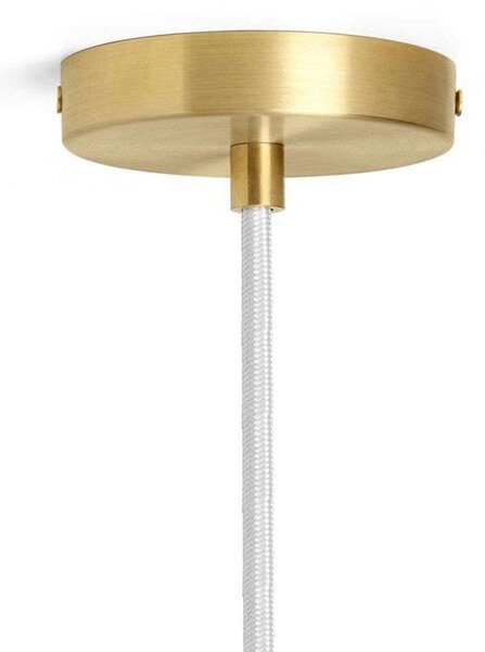 Lampa Wisząca ferm LIVING, ściemnialny, biały, kuchnia, szkło