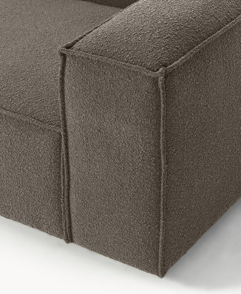 Narożna sofa modułowa Bouclé XL Lennon