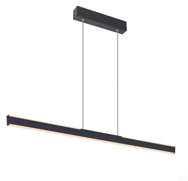 Lampa Wisząca SLV, One Linear, ściemnialny, czarny, kuchnia, metal, nowoczesny