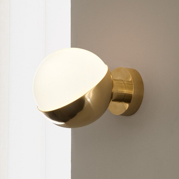 Lampa Ścienna Louis Poulsen, VL Studio, ściemnialny, złoty | mosiężny, przedpokój, szkło, design