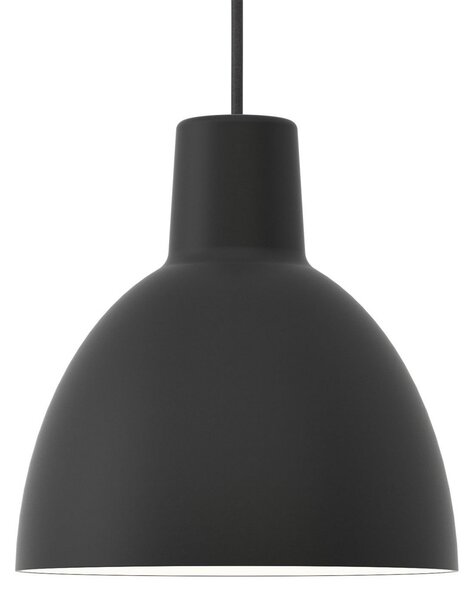 Lampa Wisząca Louis Poulsen, Toldbod 250, ściemnialny, czarny, salon, metal, design