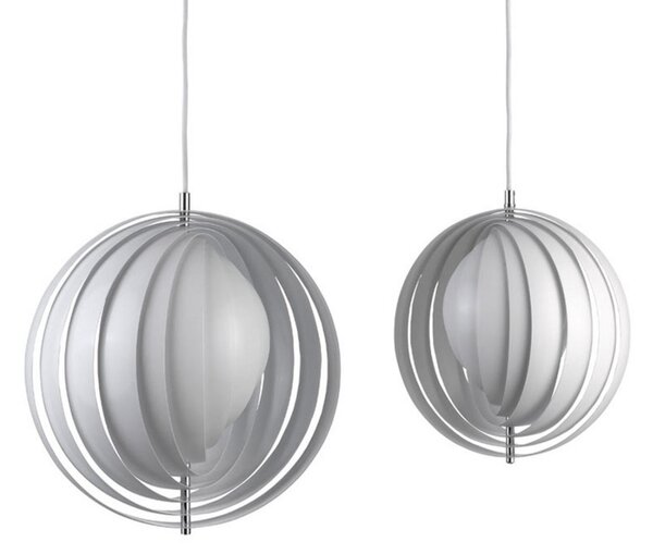 Lampa Wisząca Verpan, Moon, ściemnialny, biały, salon, metal, design