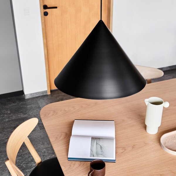 Lampa Wisząca FRANDSEN, Benjamin, ściemnialny, czarny, salon, metal, design