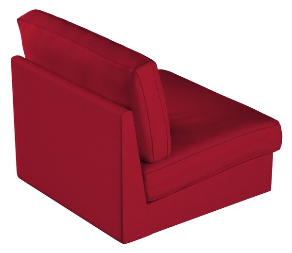 Pokrowiec na fotel Kivik nierozkładany kolor czerwony tkanina strukturalna