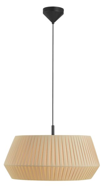 Lampa Wisząca Nordlux, Dicte, ściemnialny, beżowy, salon, tkanina | tekstylia, skandynawski
