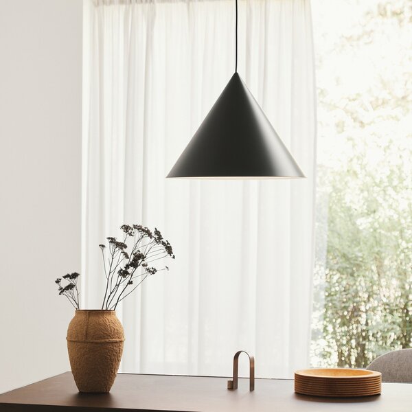 Lampa Wisząca FRANDSEN, Benjamin, ściemnialny, czarny, salon, metal, design