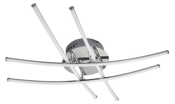 Lampa Sufitowa Lindby, Yael, metaliczny, kuchnia, metal, nowoczesny