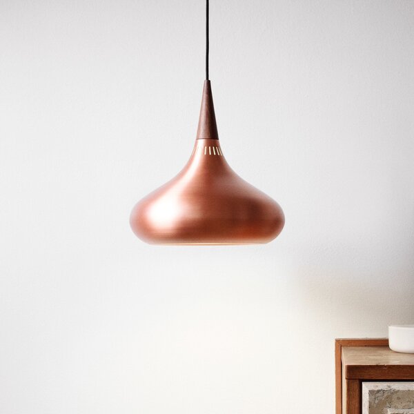 Lampa Wisząca FRITZ HANSEN, Orient P1, ściemnialny, miedziany, salon, metal, design