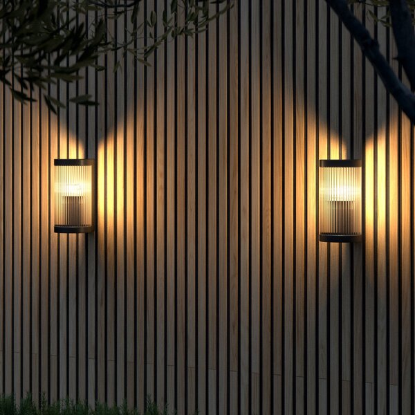Zewnętrzna Lampa Nordlux, Coupar, ściemnialny, czarny, metal