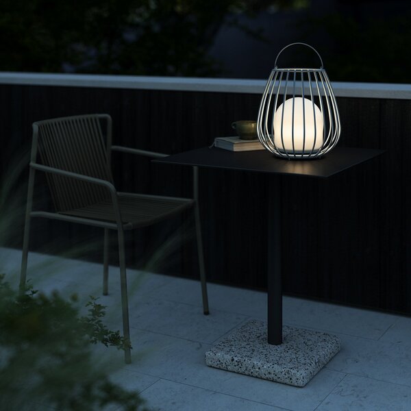 Zewnętrzna Lampa Nordlux, Jim To-Go, ściemnialny, szary, metal, nowoczesny