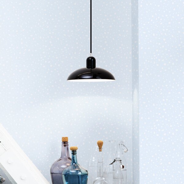 Lampa Wisząca FRITZ HANSEN, Kaiser Idell 6631-P, ściemnialny, czarny, salon, metal, design