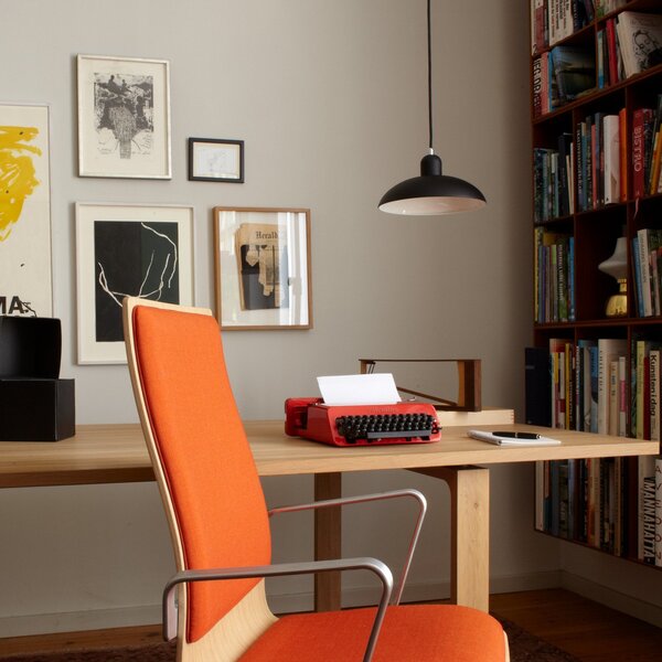 Lampa Wisząca FRITZ HANSEN, Kaiser Idell 6631-P, ściemnialny, czarny, salon, metal, design