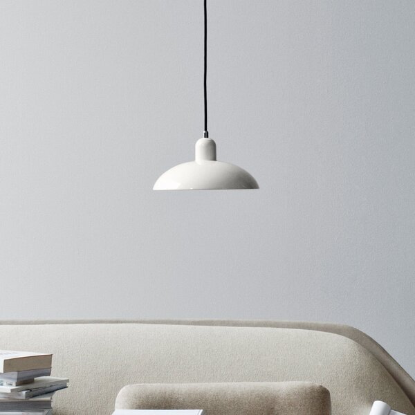 Lampa Wisząca FRITZ HANSEN, Kaiser Idell 6631-P, ściemnialny, biały, salon, metal, design