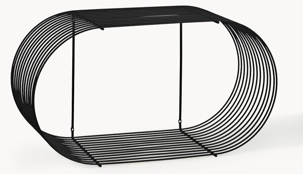 Półka ścienna z metalu Curva, S 61 cm