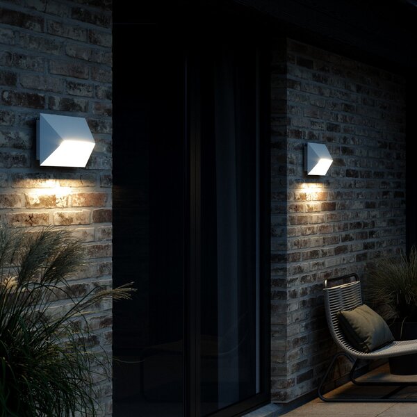 Zewnętrzna Lampa Nordlux, Pontio 27, ściemnialny, biały, metal, nowoczesny