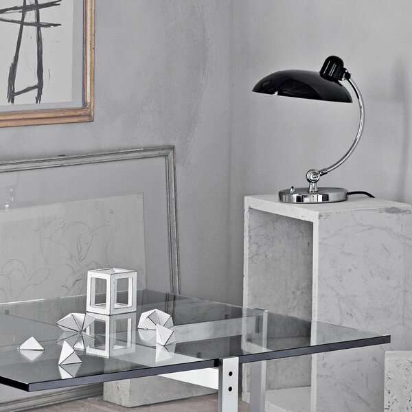 Lampa Stołowa FRITZ HANSEN, Kaiser Idell 6631-T Luxus, czarny, salon, metal, design