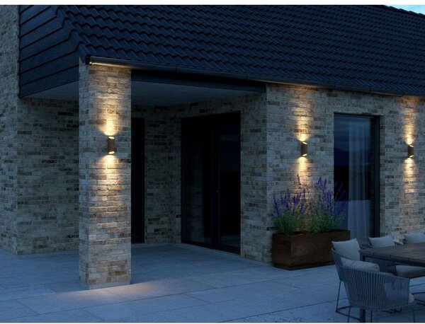 Zewnętrzna Lampa Nordlux, brąz rdzawy, taras, aluminium