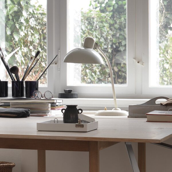 Lampa Stołowa FRITZ HANSEN, Kaiser Idell 6556-T, biały, salon, metal, design