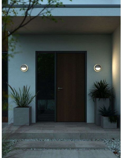 Lampa Ścienna Nordlux, czarny, taras, tworzywo sztuczne