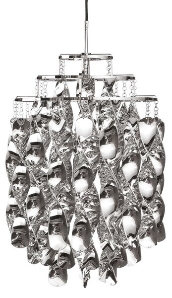 Lampa Wisząca Verpan, Spiral Mini, ściemnialny, metaliczny, salon, tworzywo sztuczne, design