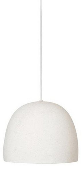 Lampa Wisząca ferm LIVING, Speckle, ściemnialny, biały, salon, ceramika, design