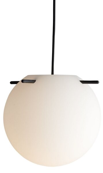 Lampa Wisząca FRANDSEN, Koi, ściemnialny, biały, salon, szkło, design