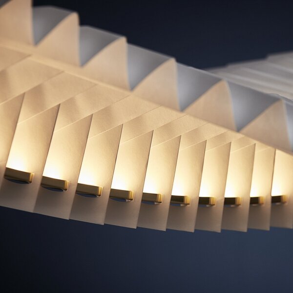Lampa Wisząca FRANDSEN, Sora, biały, salon, papier | karton, design