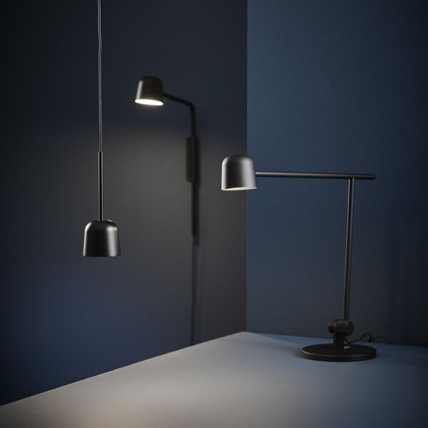 Lampa Ścienna FRANDSEN, Satellite, czarny, salon, metal, design