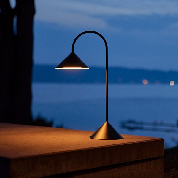 Zewnętrzna Lampa FRANDSEN, Grasp, ściemnialny, czarny, balkon, metal, design