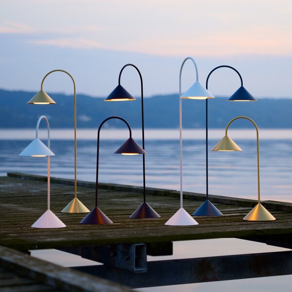 Zewnętrzna Lampa FRANDSEN, Grasp, ściemnialny, czarny, balkon, metal, design